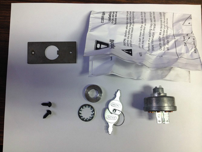 Case Ingersoll Ignition Key Start Starter Switch Kit C23839 C18007 222 Tractor gallery