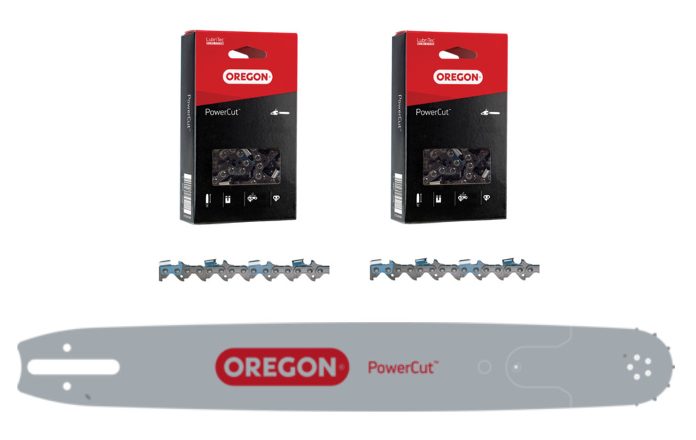 18" Bar & 2 Full Chisel Chains For Stihl MS 290, MS 291, 183RNBD025/22LPX074G(2)