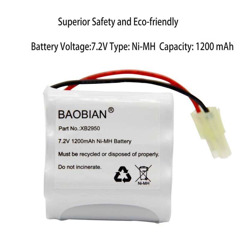 7.2V 1200mAh Battery Compatible with Shark XB2950 V2950 V2950A V2945Z V2945 NEW gallery