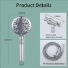 Handheld Shower Head 8 Spray Settings 79 Inch Hose High Pressure with On Off gallery