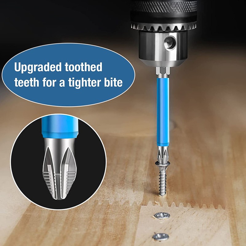 7Pcs Magnetic screwdriver bit Bits set PH2 Anti-slip Hex Shank Screw Cross Head gallery