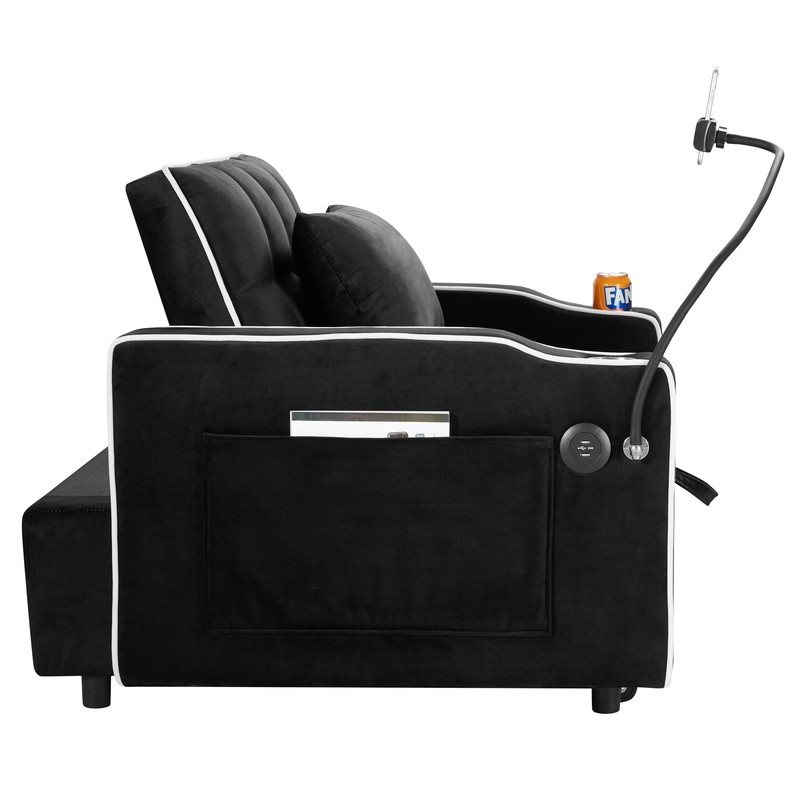 Convertible Sleeper Chair Sofa Bed Pull Out Chair Bed Daybed for Small Spaces gallery