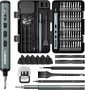 Mini Electric Screwdriver 67 in 1 Set 5 Torque Settings 350mAh 200 RPM gallery