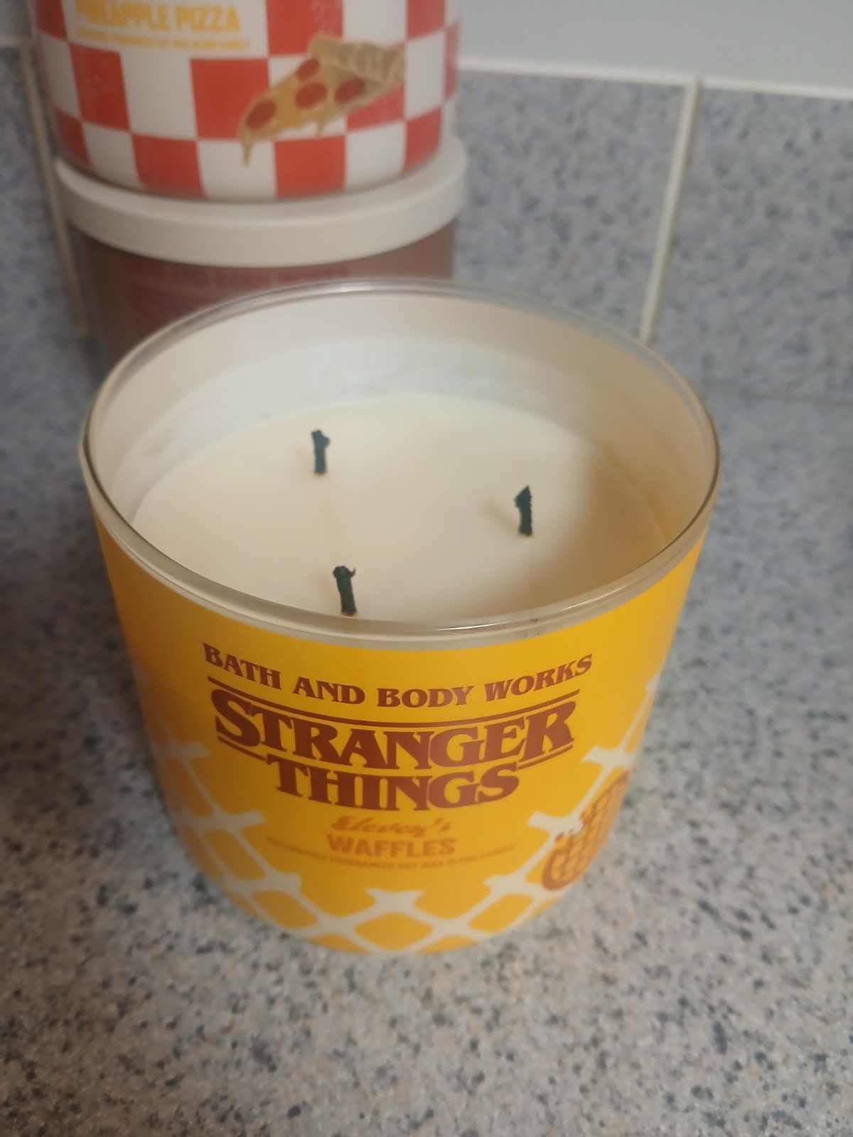 Bath & Body Works Stranger Things 3-Wick Candles, 4-Pack, 2 New, 2 Used gallery