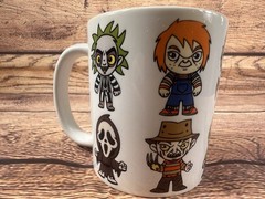 Horror Movie Inspired Characters Ceramic Cup