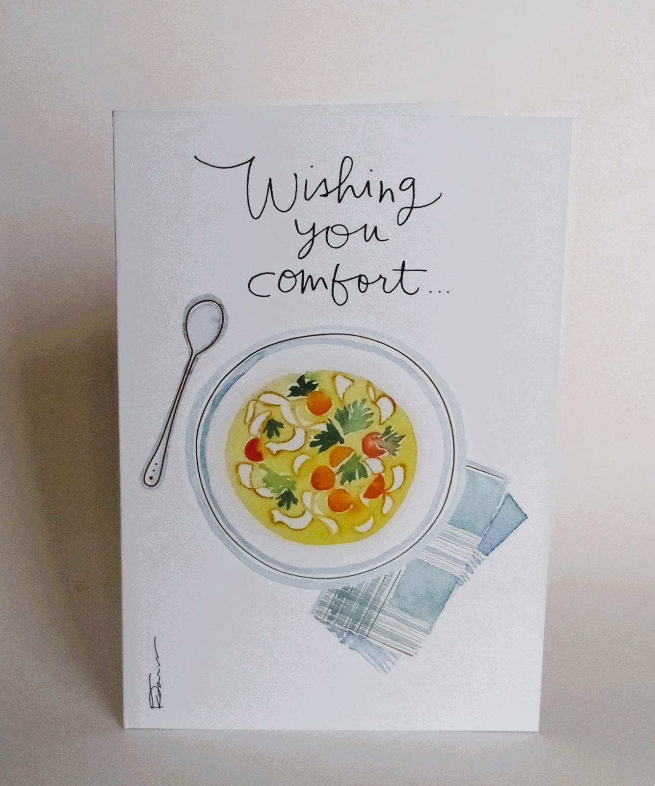 Get Well Greeting Card, Wishing You Comfort, Thinking of You, Encourgement gallery
