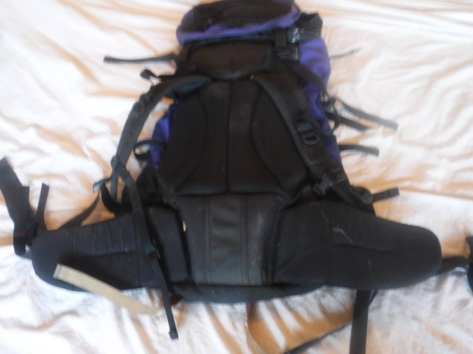 EMS Black And Blue Hiking Back Pack Pre Owned 5