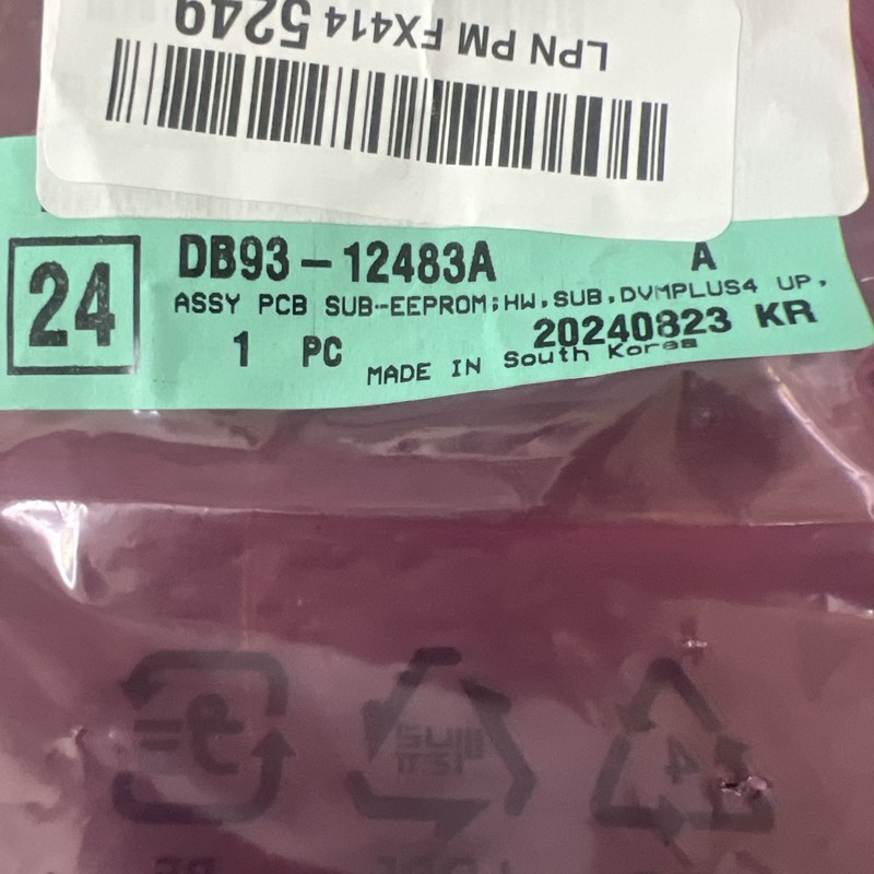 Samsung DB93-12483A AC Control Board, PCB, SUB-EEPROM Finger Touch gallery
