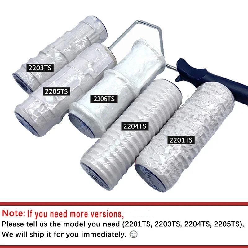 Decorative Paint Roller Patterned Painting Tool for Wall Rubber Protection gallery