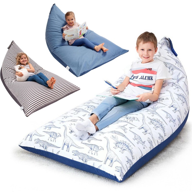Bean Bag Storage Extra Large Designer Beanbag Chairs for Kids Teens 50"x35"x30" gallery