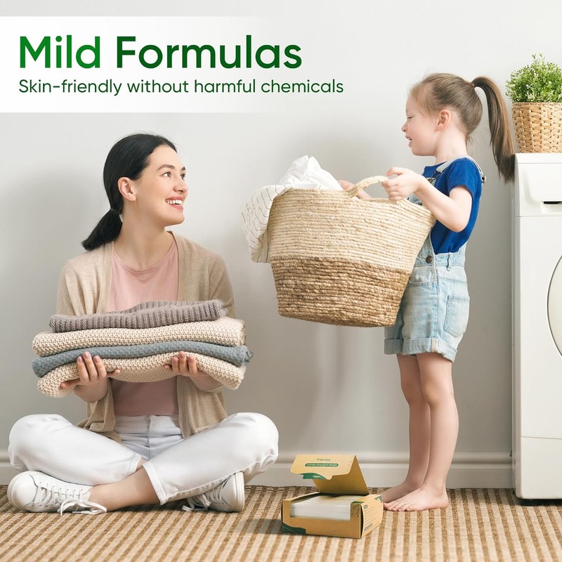 Travel Laundry Detergent Sheets 300 Loads Eco-Friendly Washing Detergent Sheets gallery