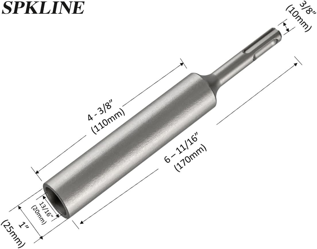 Sds-Plus Ground Rod Driver for 5/8 Inch and 3/4 Inch Ground Rods, 13/16" X 6-11/ gallery