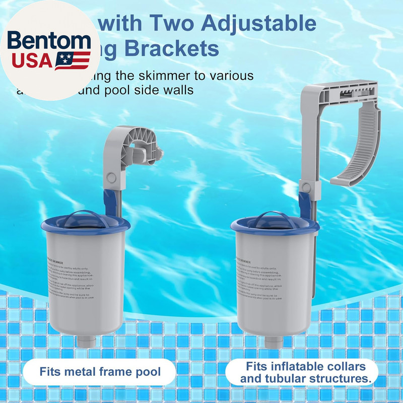 above Ground Pool Surface Skimmer, Wall Mount Pool Maintenance Accessories for I gallery