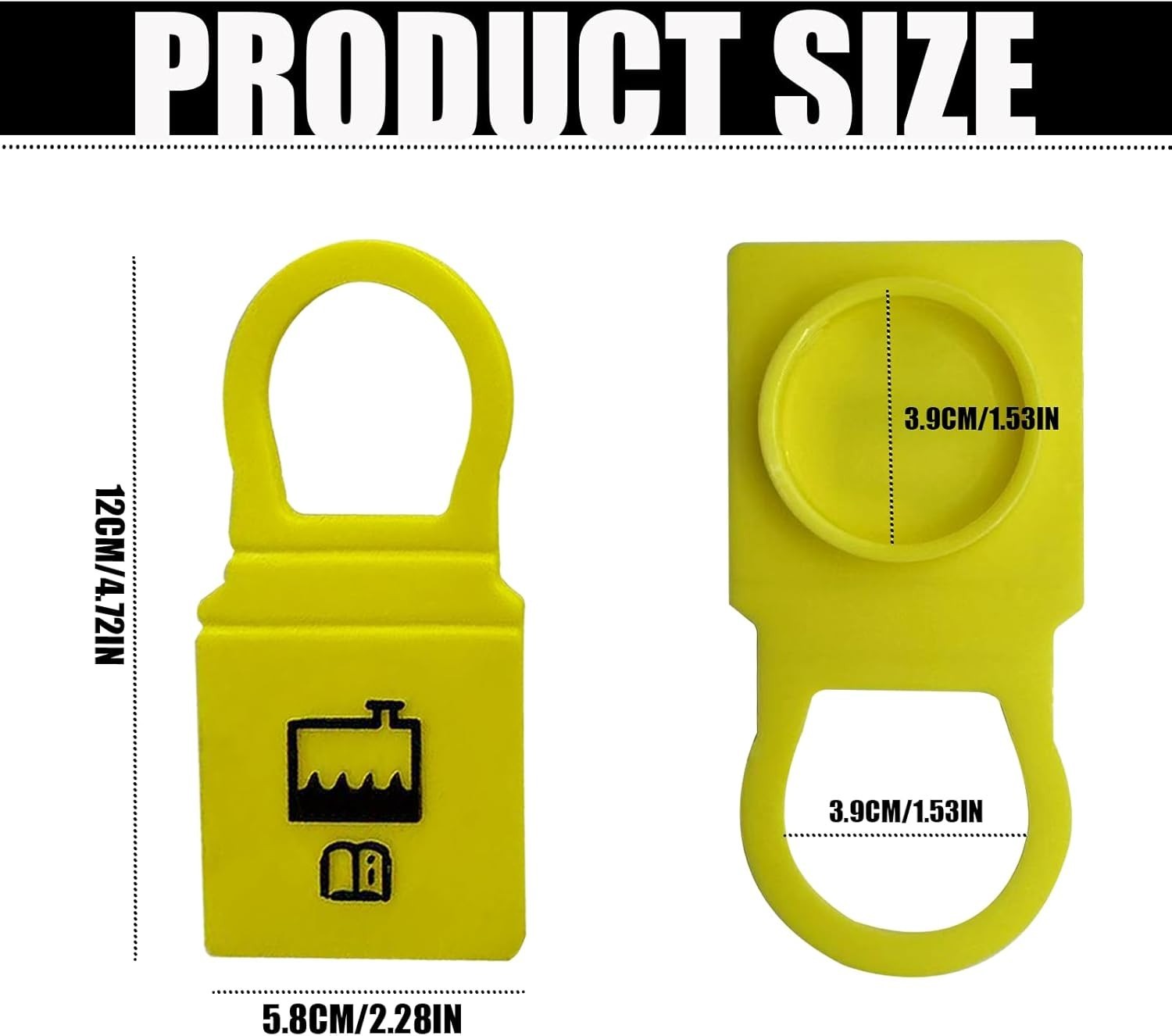 2PCS Coolant Reservoir Cap, Compatible with Chrysler Dodge Jep Ram, Engine Coola gallery