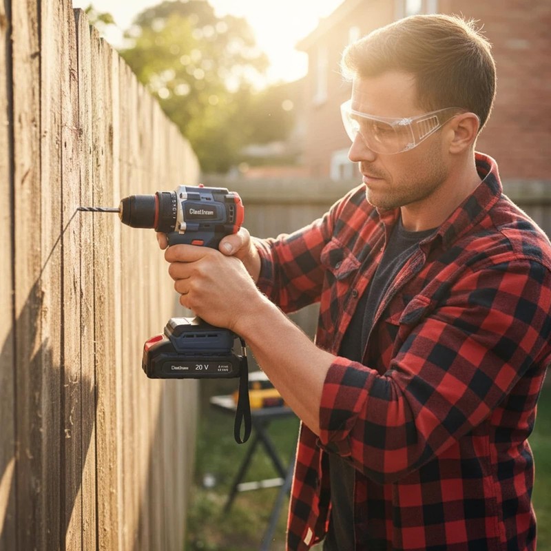 Cordless Drill Set,Electric Power Drill with 2 Battery,60N.m,21+1 Torque,2 Varia gallery