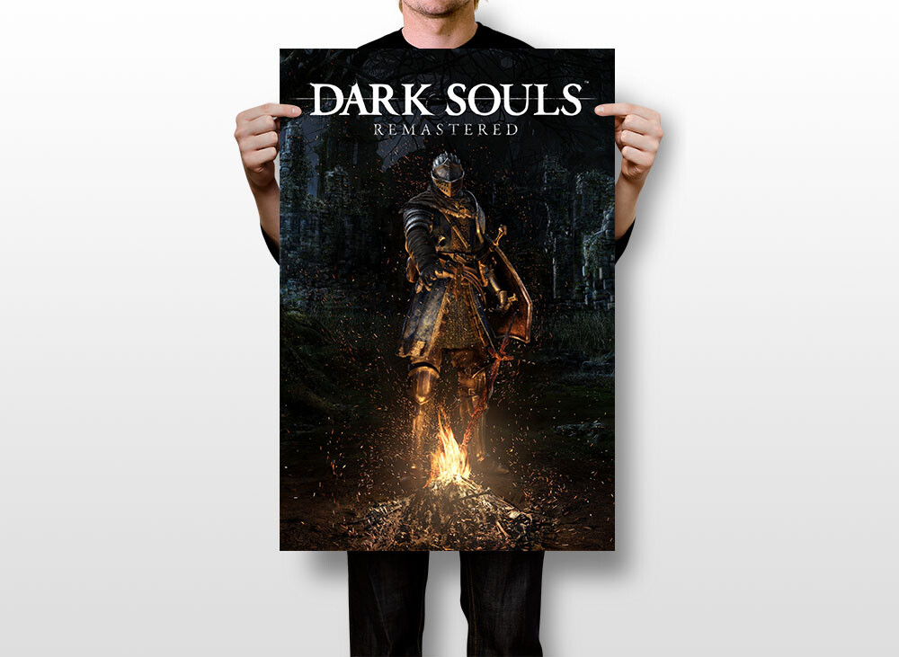Dark Souls Video Game Role Playing Game Action Wall Art Home - POSTER 20x30 gallery