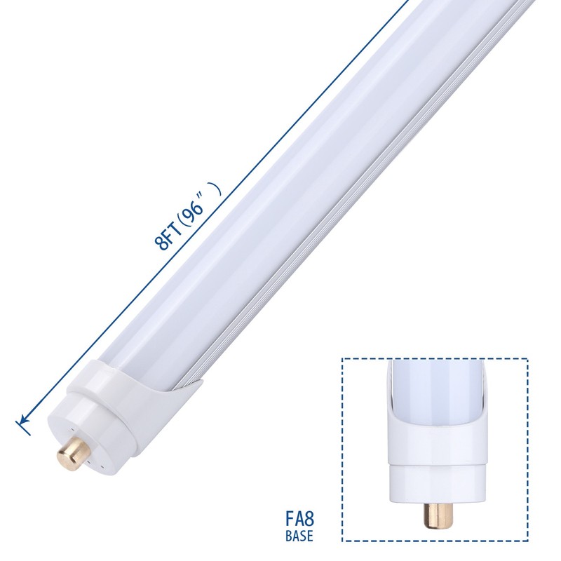12Pack 8FT Led Shop Light FA8 45W Led Tube Light T8 T12 Single Pin 8 Foot Bulbs gallery