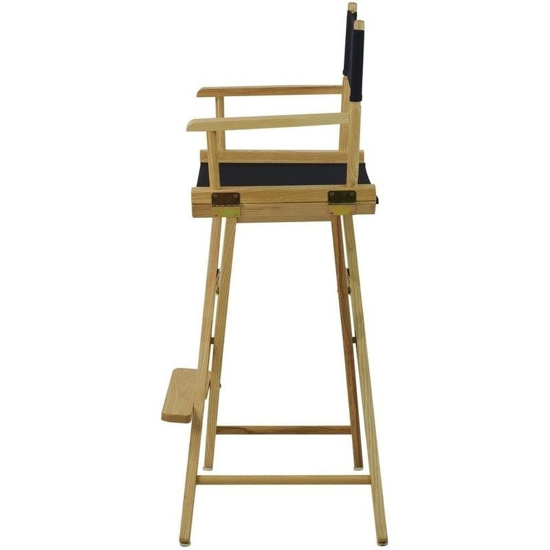 Durable Solid Hardwood Folding Bar Stool W/ Armrests Comfortable Portable Design gallery