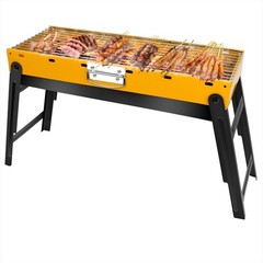 Compact Portable Grill Tabletop BBQ for Camping, Hiking, Picnics & Travel