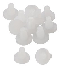 12pcs 7mm White Stem Bumpers Glide Patio Outdoor Furniture Glass Top Embedded