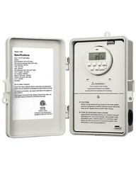DEWENWILS Pool Pump Timer, Outdoor Digital Timer Box Heavy Duty 7-Day Programmab