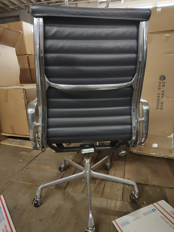 1992 Eames Herman Miller High Executive Aluminum Group Desk Chair leather EA337 gallery