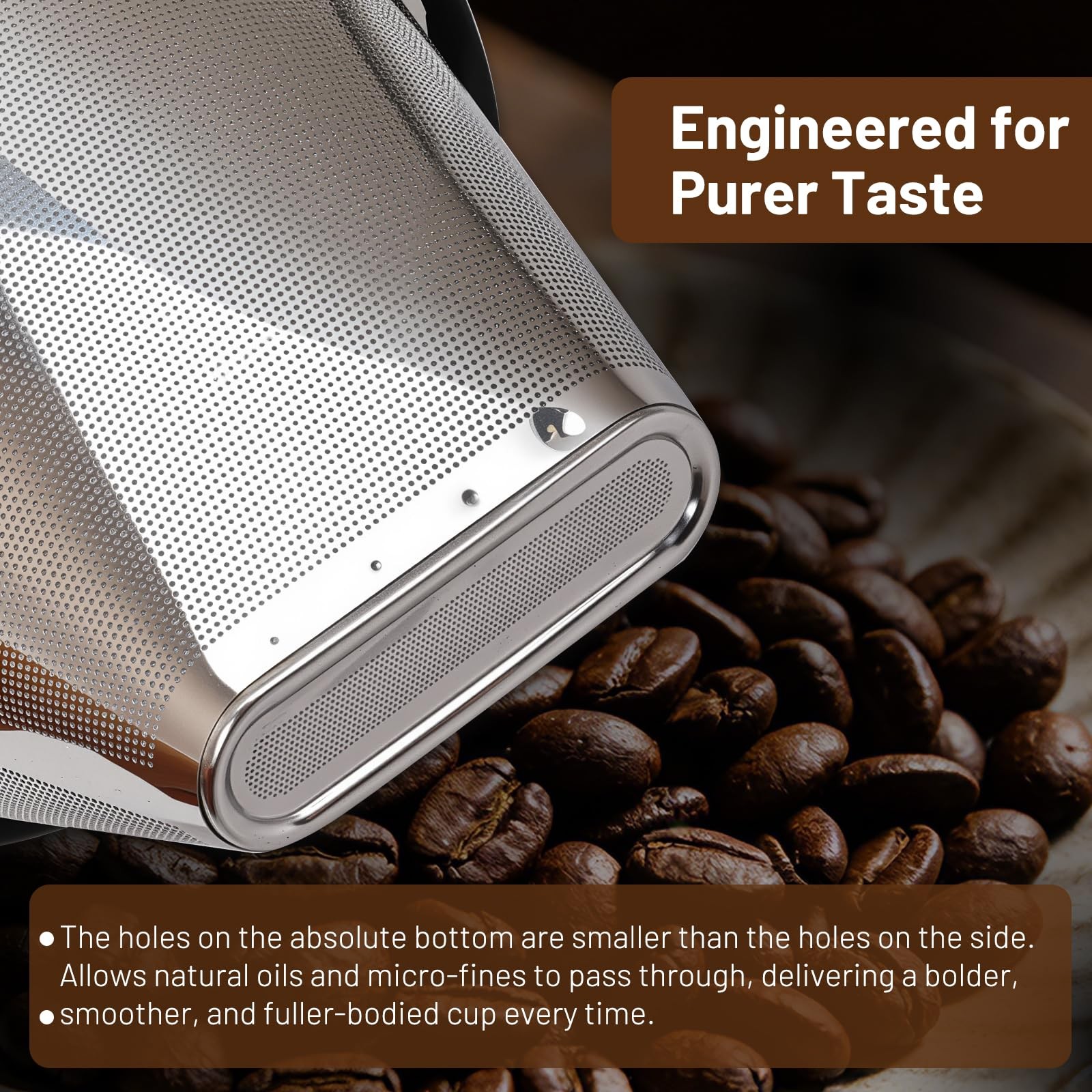 Reusable Stainless Steel Coffee Filter No 4 for Moccamaster KBGV KBT, Compatible gallery