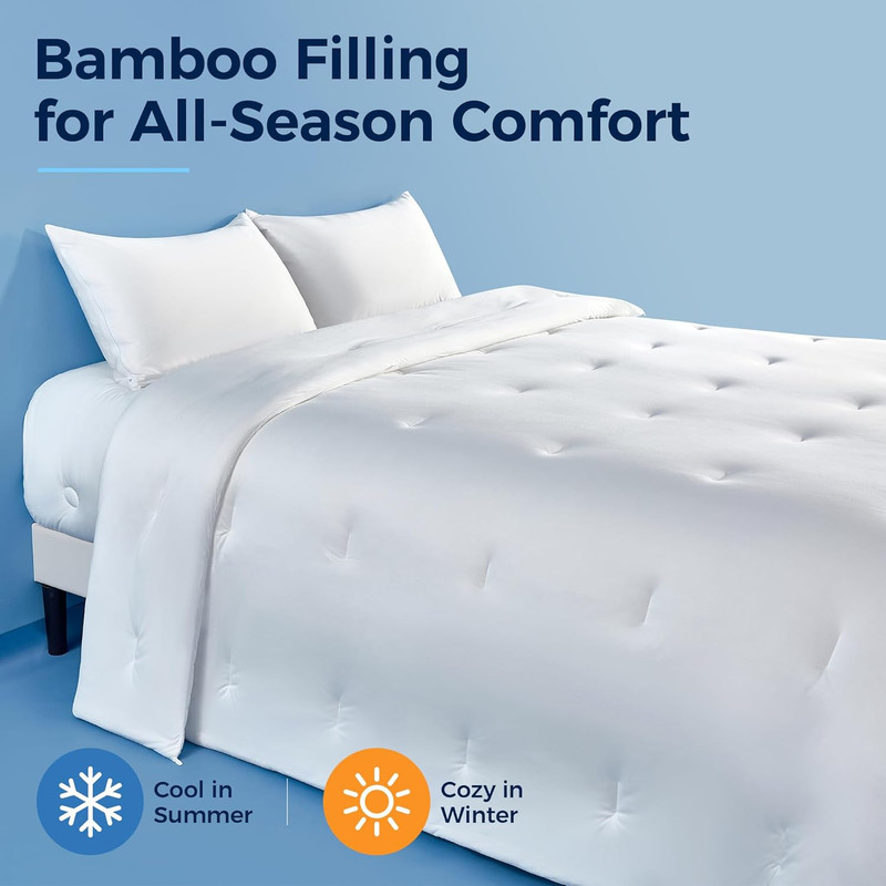 Marshmallow Cloud Comforter King, Ultra Fluffy Double-Stuffed Down Alternative D gallery