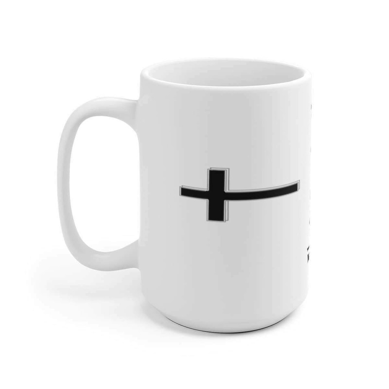 White Ceramic Mug "Always Pray at 110%" 11oz or 15 oz gallery