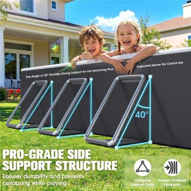 StarOcean 2026 Large Foldable Pool Non Inflatable Swimming Pool for Kid Adult gallery