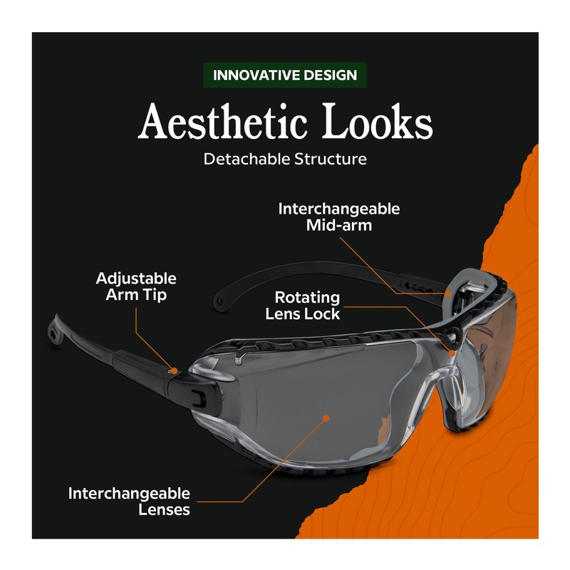 BELOW ZERO Ballistic Protection Glasses (Clear) gallery