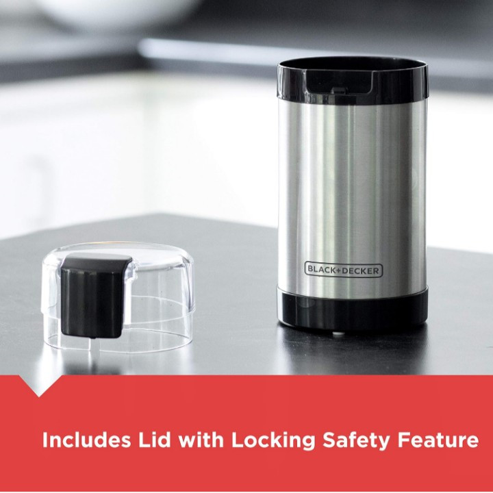 Black + Decker Easy Touch Coffee Grinder, 2/3 Cup Coffee Bean Capacity - New gallery