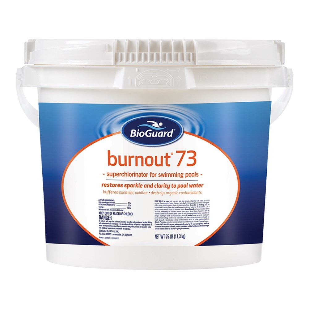 BioGuard BurnOut 73 Chlorine Pool Shock & Ozidizer - 25 Lb gallery