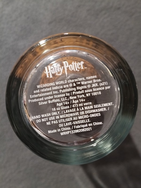 Harry Potter Hufflepuff 16oz Glassware Hand Wash Only Collectible gallery