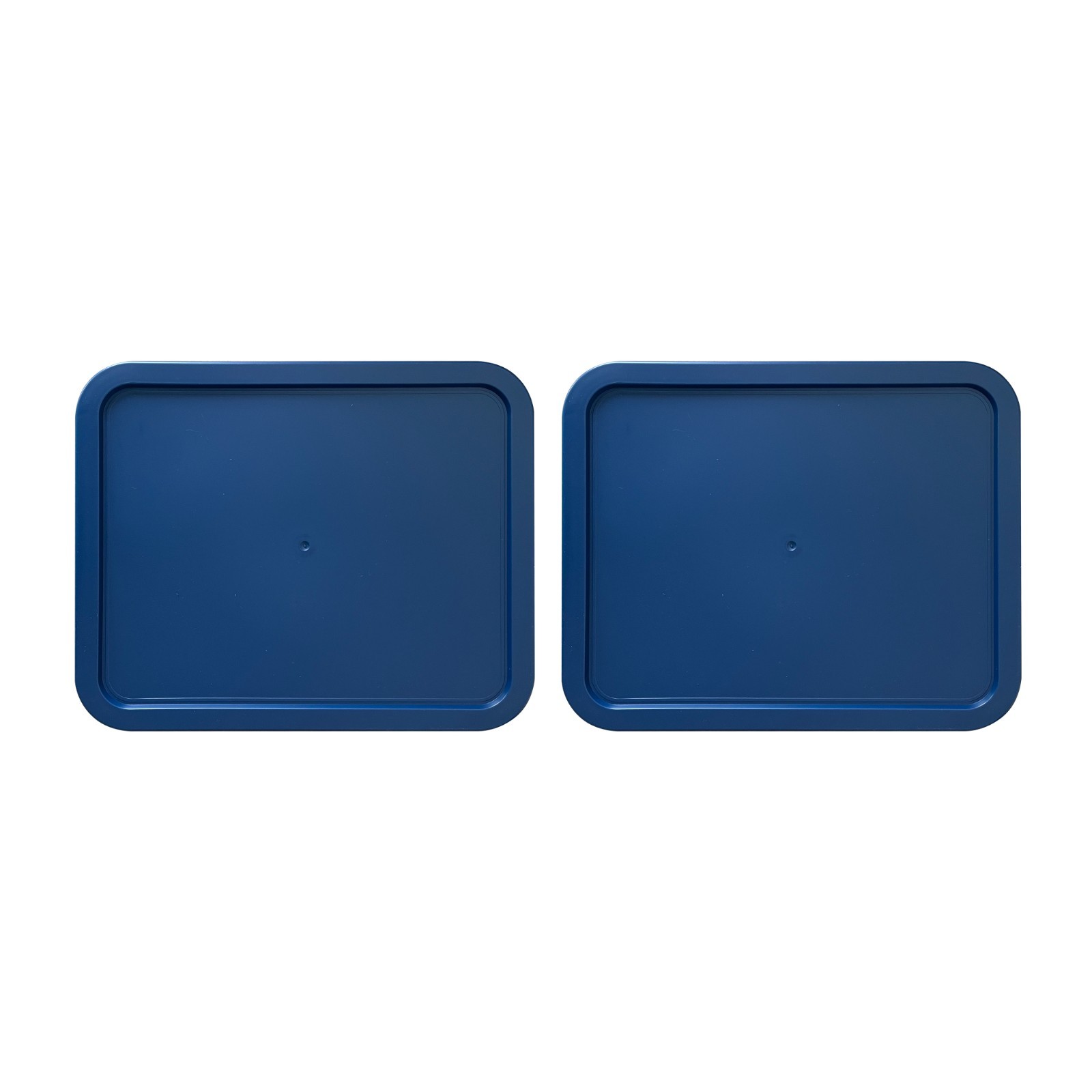 Replacement Lids for Pyrex 7210-PC 3-Cup Rectangle Navy Blue 5.75x7.75" 2-Pack gallery