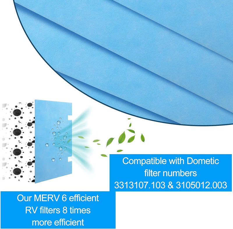 6 Pack RV A/C Replacement Air Filter MERV 6 Rated RV Air Conditioner Filters Com gallery