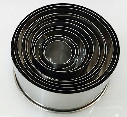 12 Pieces Tall Round Cutter Set gallery