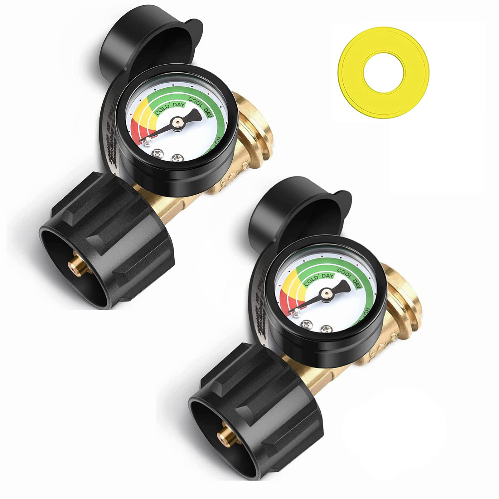 2 Pack Propane Tank Gauge Level Indicator Gas Grill Gauge for Grill,Heater,Fryer gallery