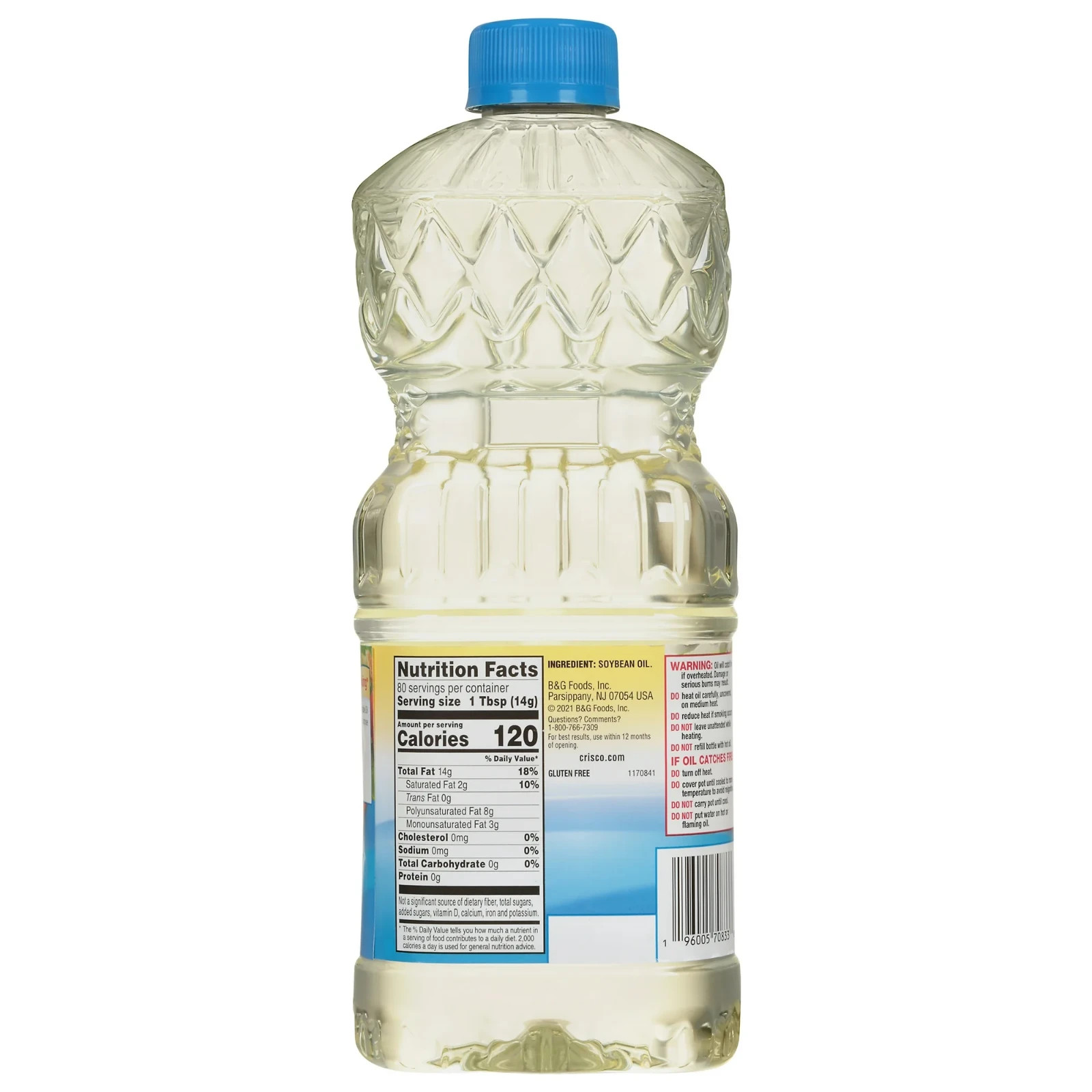 Crisco Pure Vegetable Cooking Oil, 40 fl oz gallery
