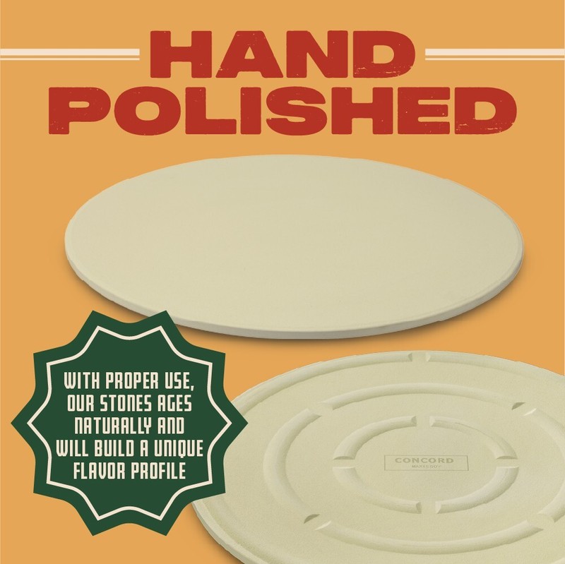 Concord Pizza Stone (2 Pack) (15" Round) gallery