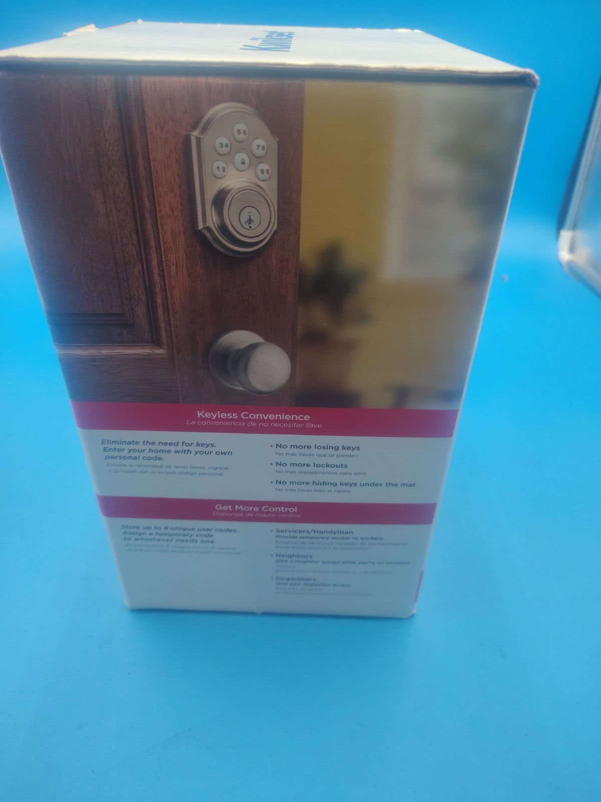 Kwikset SmartCode 909 Touchpad Keyless Entry Deadbolt Lock – Satin Nickel gallery
