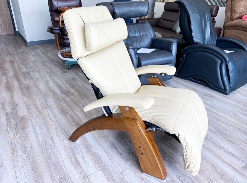 Human Touch Perfect Chair PC-600 Silhouette Zero Gravity Recliner Ivory Supreme gallery