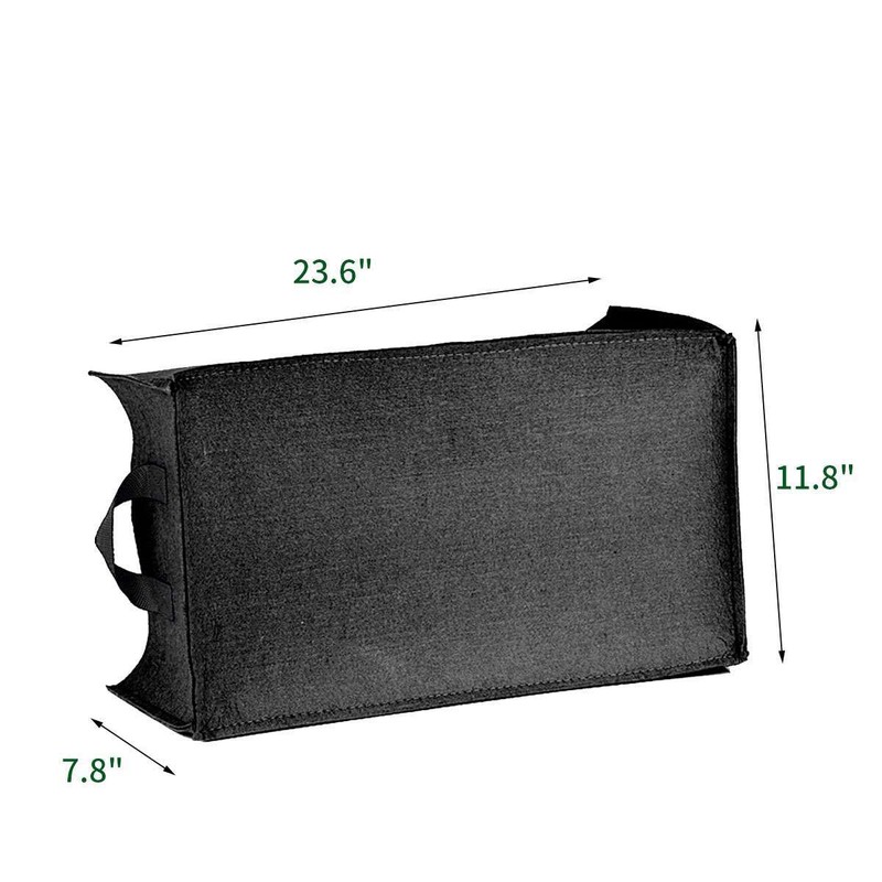 Thickened Fabric Grow Pots Round 100 Gallon/ Rectangular Plant Pots Grow Bags gallery