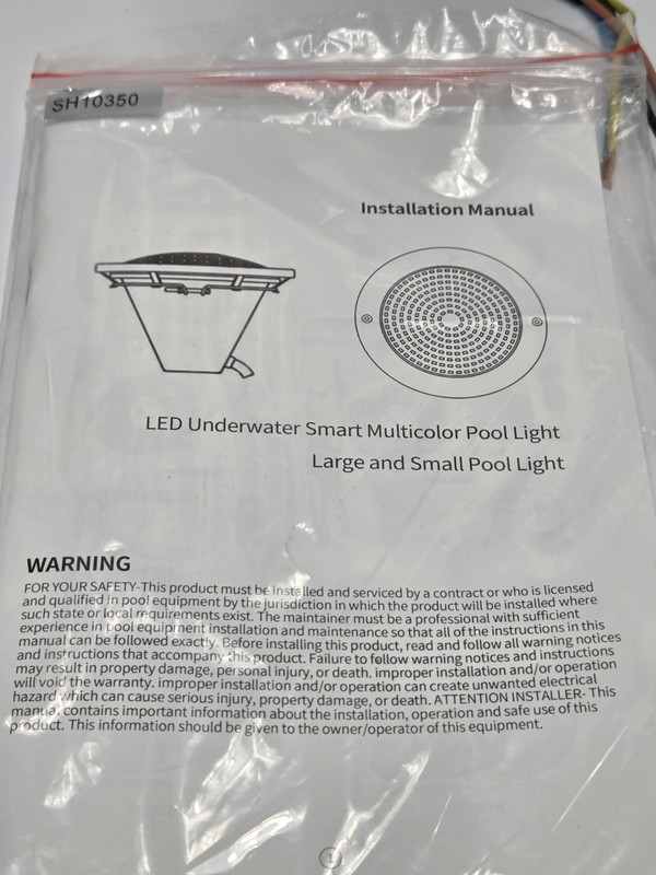 12V AC Pool Lights for Inground Pool 10 Inch Color Changing LED Pool Light with gallery