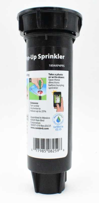 12 Pack Rain Bird 1804AP4PRS 4" Pop-Up Sprinkler 0-360 Degree 4' Range gallery