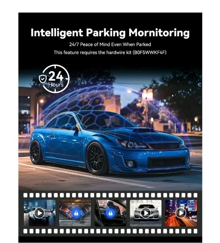 JOMISE T860+ Mirror Dash Cam 4K Front and 2.5K Rear, Detached Front Camera fo... gallery