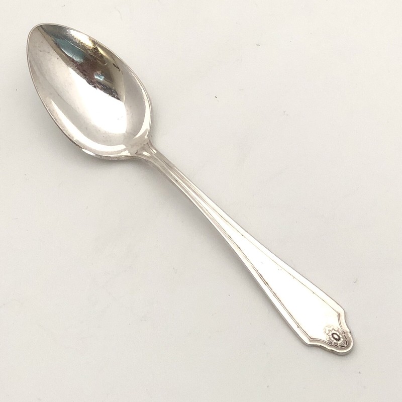 Oneida Silverplate Teaspoon Georgian Glossy Flatware Silverware 6in gallery