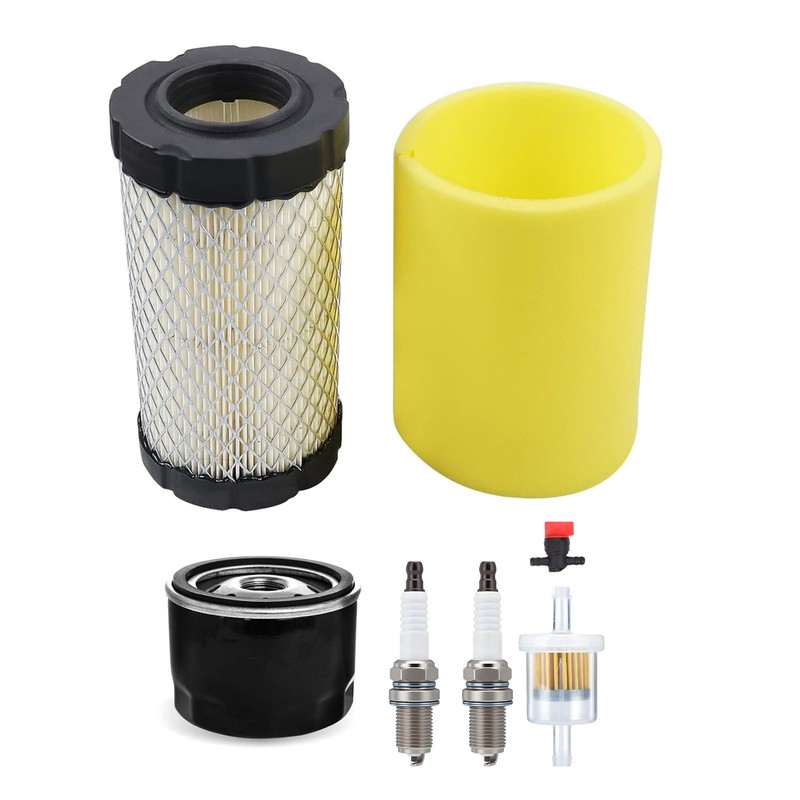 Tune Up Kit Air Filter Spark Plug For John Deere D100 D120 LA125 Lawn Mower gallery