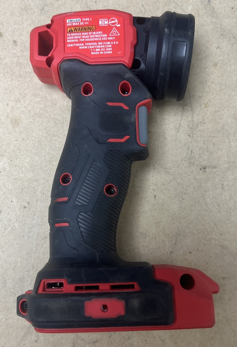 Craftsman CMCL020 LED 20V Work Light Tool Only Battery NOT Included Used gallery