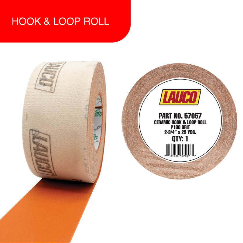 Premium Ceramic Grain Sanding Paper, Hook & Loop Sandpaper Roll 2.75” x 25 Yard gallery